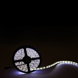 Tira de 300 LEDs 60W 6580Lm CRI85 2700ºK SMD5050 24VDC IP65 x5M 40.000H Blanco Cálido