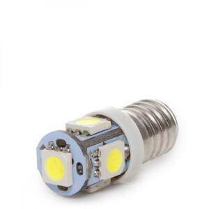 Bombilla LED E10 1W 83Lm 3000ºK 12VDC 40.000H