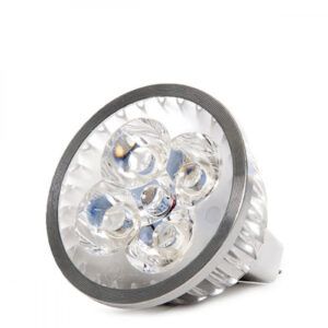 Bombilla LED GU5,3 4W 281Lm 3000ºK MR16 24V Epistar 40.000H