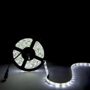 Tira de 300 LEDs 80W 4.400Lm CRI85 6000ºK SMD5630 12VDC x5M 40.000H Blanco Frío