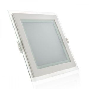 Foco Downlight LED 15W 1500Lm 2700ºK Cuadrado Cristal 40.000H