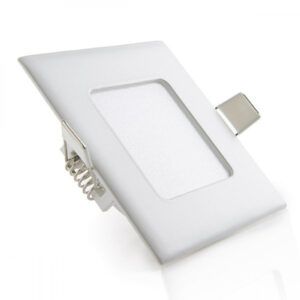 Placa LED 3W 300Lm 4200ºK Cuadrada 40.000H