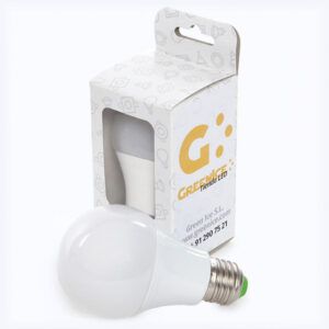 Bombilla LED E27 9W 758Lm 2700ºK Estuche Personalizado 40.000H