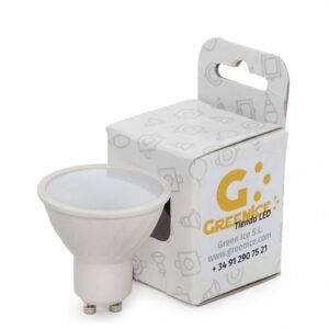 Bombilla LED GU10 6W 468Lm 2700ºK Estuche Personalizado 40.000H