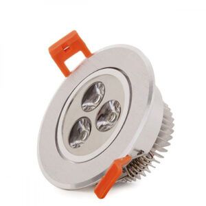 Foco Downlight LED 3W 281Lm 2700ºK Circular 40.000H