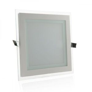 Foco Downlight LED 18W 1800Lm 2700ºK Cuadrado Cristal 40.000H