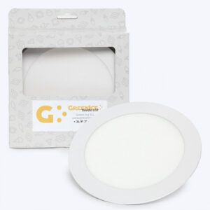 Placa LED 12W 860Lm 6000ºK Circular Estuche Personalizado 40.000H
