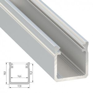 Perfíl Aluminio Tipo Y 2,02M
