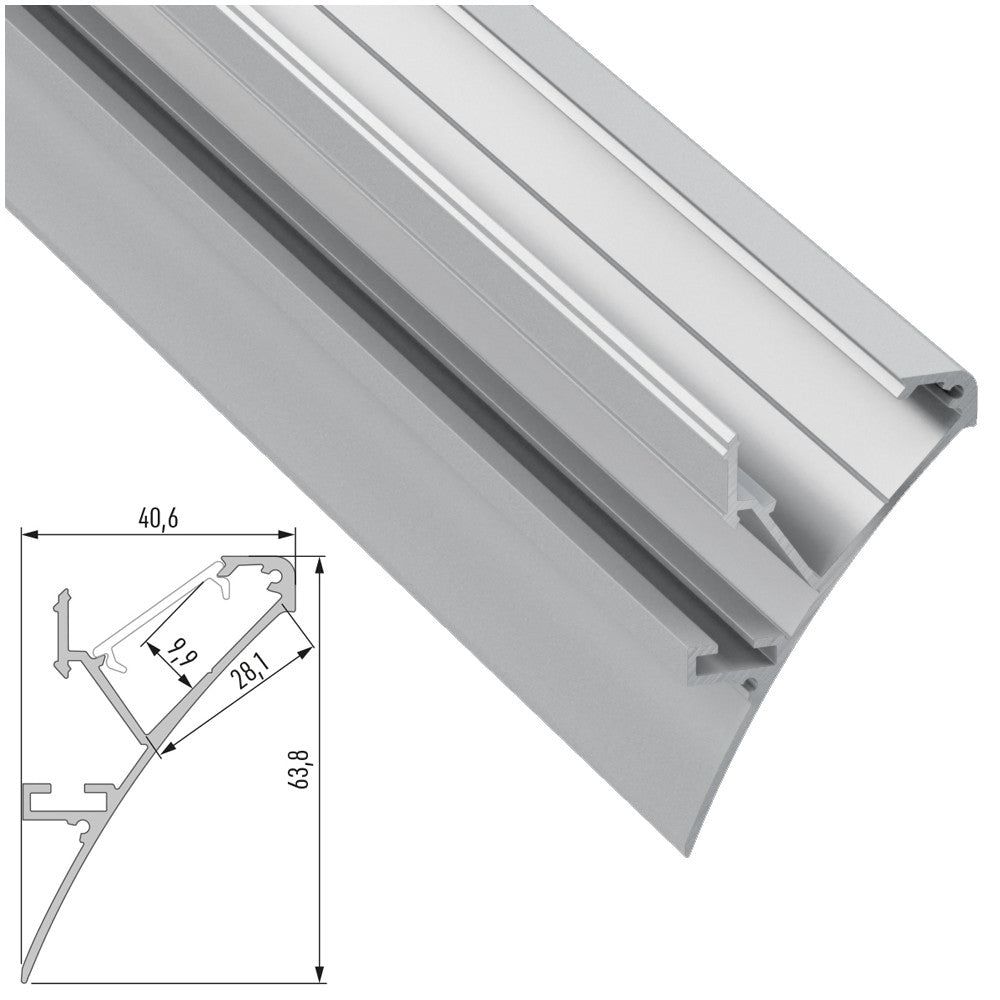 Perfíl Aluminio LOGI 2,02M – imagen 2