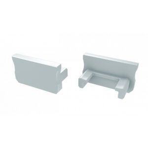 Tapón Final Perfíl Tipo A - Aluminio Plata
