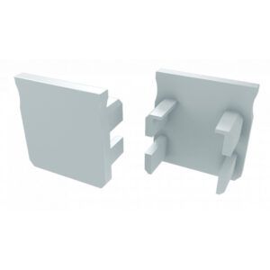 Tapón Final Perfíl Tipo Y - Aluminio Plata