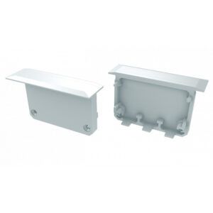 Tapón Final Perfíl Tipo INSO - Aluminio - Plata