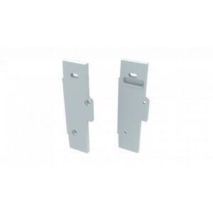 Tapón Final Perfíl Tipo TIANO Recto - Aluminio - Plata - Derecha - Con Agujero
