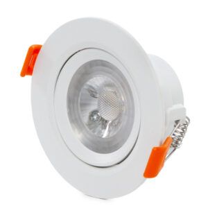 Foco Downlight Circular LED 7W 589Lm 2700ºK 40.000H