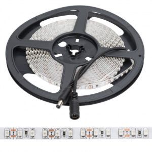 Tira de 600 LEDs 48W 2256Lm CRI85 2700ºK SMD3528 12VDC x5M 40.000H Blanco Cálido