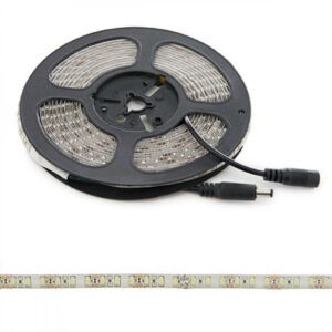 Tira de 600 LEDs 48W 2.400Lm SMD3528 12VDC IP65 x5M 40.000H Verde