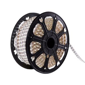 Tira de 120 LEDs/M 500W 1.000Lm 6000ºK SMD5050 220VAC IP65 x50M 40.000H