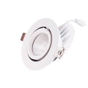 Foco Downlight LED 7W 1050Lm 2700ºK Circular Orientable 40.000H