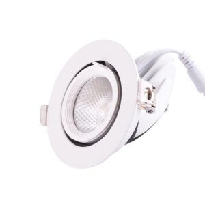 Foco Downlight LED 9W 1350Lm 4000ºK Circular Orientable 40.000H