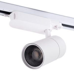 Foco de Carril LED 30W 2527Lm CRI90 2700ºK Trifásico 40.000H Antideslumbrante