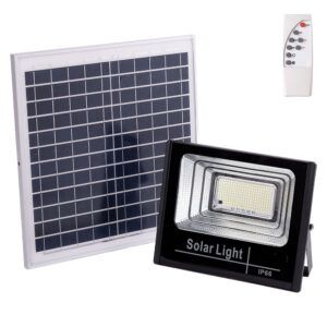Proyector LED Solar 120W 4000K Panel: 6V/15W Batería: 3,2V/8000MaH Control Remoto