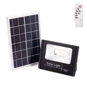 Proyector LED Solar 30W 4000K Panel: 6V/6W Batería: 3,2V/3000MaH Control Remoto