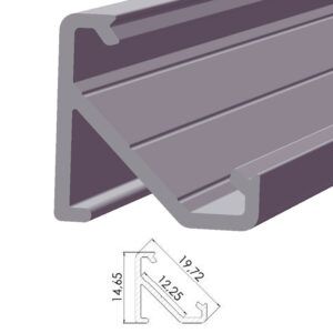 Perfíl Aluminio Tipo ECO P03 1,00M