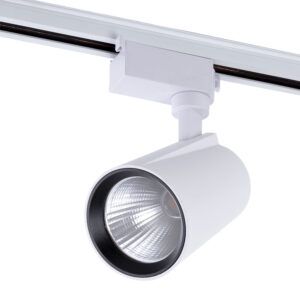 Foco de Carril LED 30W 2538Lm CRI85 2700ºK Lumiastra Monofásico 40.000H