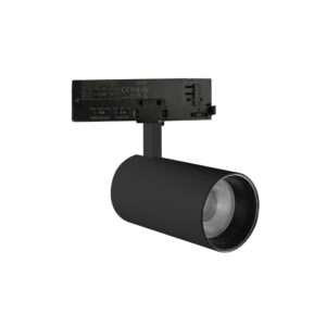 Foco de Carril LED Trifásico Potencia_Temperatura de Color Regulables 20_25_30W 6000_4000_3000K Negro
