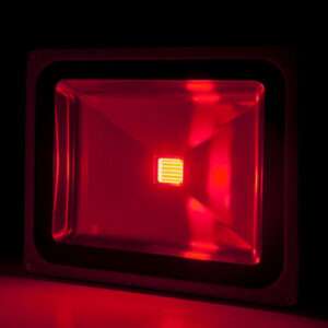 Proyector LED 50W 4.250Lm IP65 Brico Rojo 40.000H