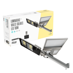 Farola LED 100W 5.000Lm 6000ºK IP65 Solar Sensor 40.000H