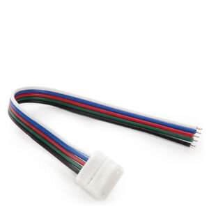 Conector Tira LED RGBw Simple con Cable