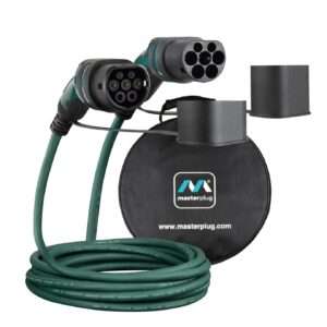 Cable de carga Tipo 2 – Tipo 2 Masterplug 7,4 kW monofásico, 8 m, con bolsa (EVC22328SL)