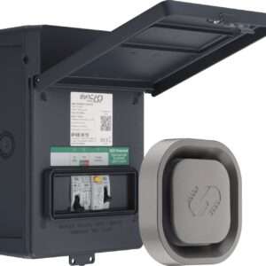 Cargador de coche eléctrico Sync Energy LINK 7,4 kW empotrable o de superficie, caja de control metálica (EVL7MS)