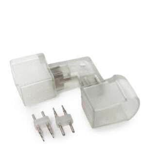 Conector L Neon Flex 80