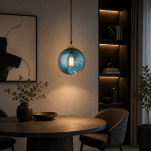 Lámpara Colgante "Ballroom Blue Sky" E27 Sin Bombilla