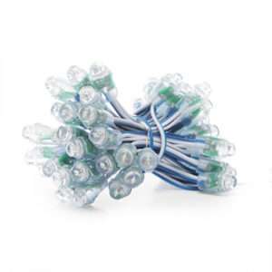 Pixel LED 0.1W 2Lm 12Mm 5V Epistar (Cadena 50 Unidades) Azul 50.000H