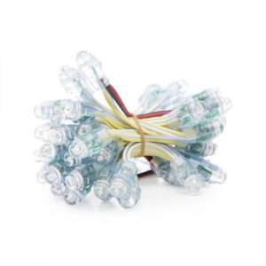Pixel LED 0.1W 2Lm 12Mm 5V Epistar (Cadena 50 Unidades) Amarillo 50.000H