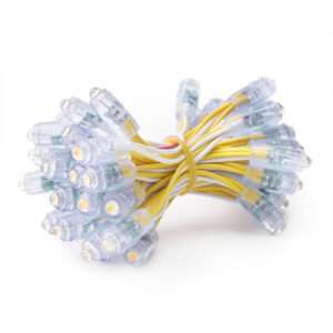 Pixel LED 0.1W 2Lm 9Mm 5V Epistar (Cadena 50 Unidades) Amarillo 50.000H