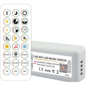 Controlador LED Tuya Wifi 2,4G RF CCT (Tonalidad Luz Regulable)