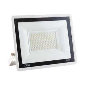Proyector LED 100W 8.000Lm 6000ºK IP66 Regulable 60,000H Acabado Blanco
