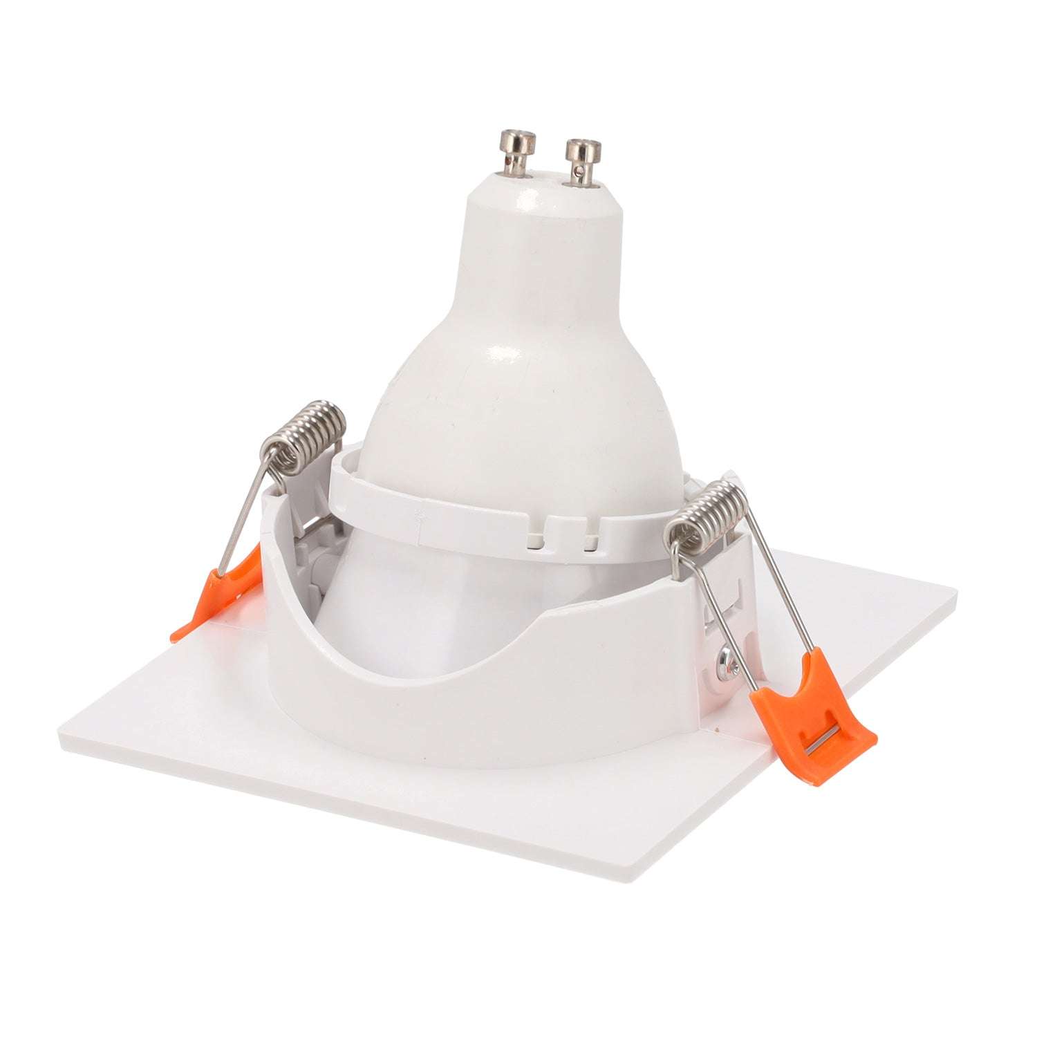 Aro Foco Downlight Basculante Cuadrado Blanco 83/83Mm – imagen 3