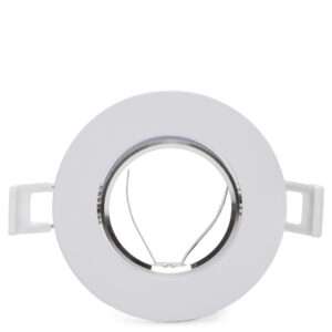 Aro Foco Downlight Circular Blanco 92MM