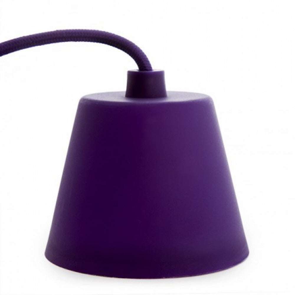 Portalámparas E27 Morado – imagen 2