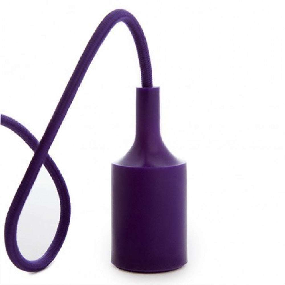 Portalámparas E27 Morado – imagen 3