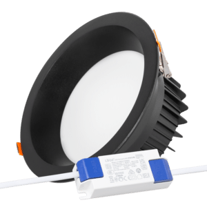 Foco Downlight Circular LED 20W 2.000Lm 3000ºK Anti-Deslumbrante UGR19 40.000H Negro