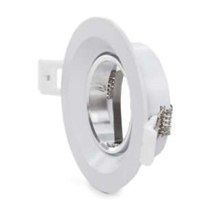 Aro Foco Downlight Circular GU10 Ø92Mm - Blanco