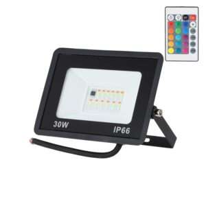 Proyector LED RGBW con Control Remoto 30W