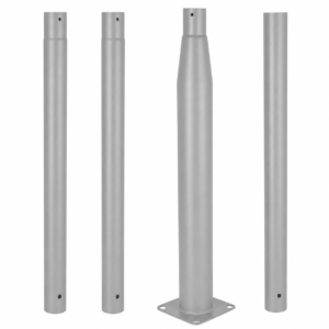 Columna Farola 4M Desmontable Gris