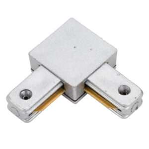 Conector 90º Carril Monofásico Aluminio